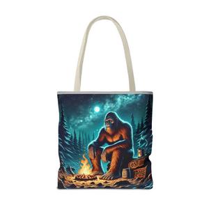 Campfire Bigfoot Tote - Shop A Variety Of PNW And Bigfoot Gifts At Eldon.fun, Your Gateway To The Olympic National Forest 66a53cbdca61f97ed40f1185 103610 9 Tote Bag Aop